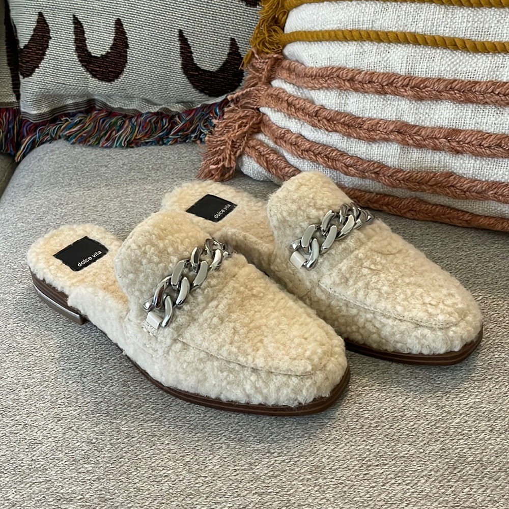 Dolce Vita Pela Flats in Natural Plush - Picture 1 of 3